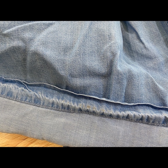 BELLE CURVE Blue Chambray Button Shirt Dress Sz 20 - Picture 8 of 8